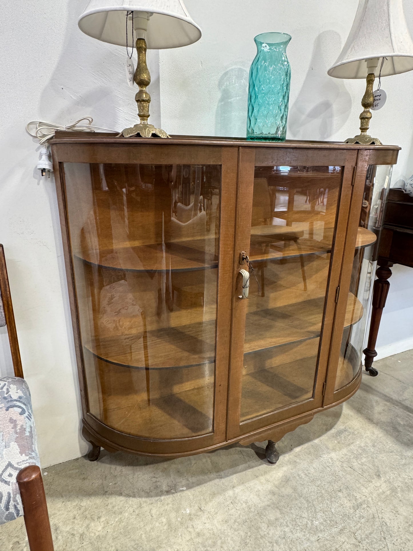 1940s Art Deco Display Cabinet