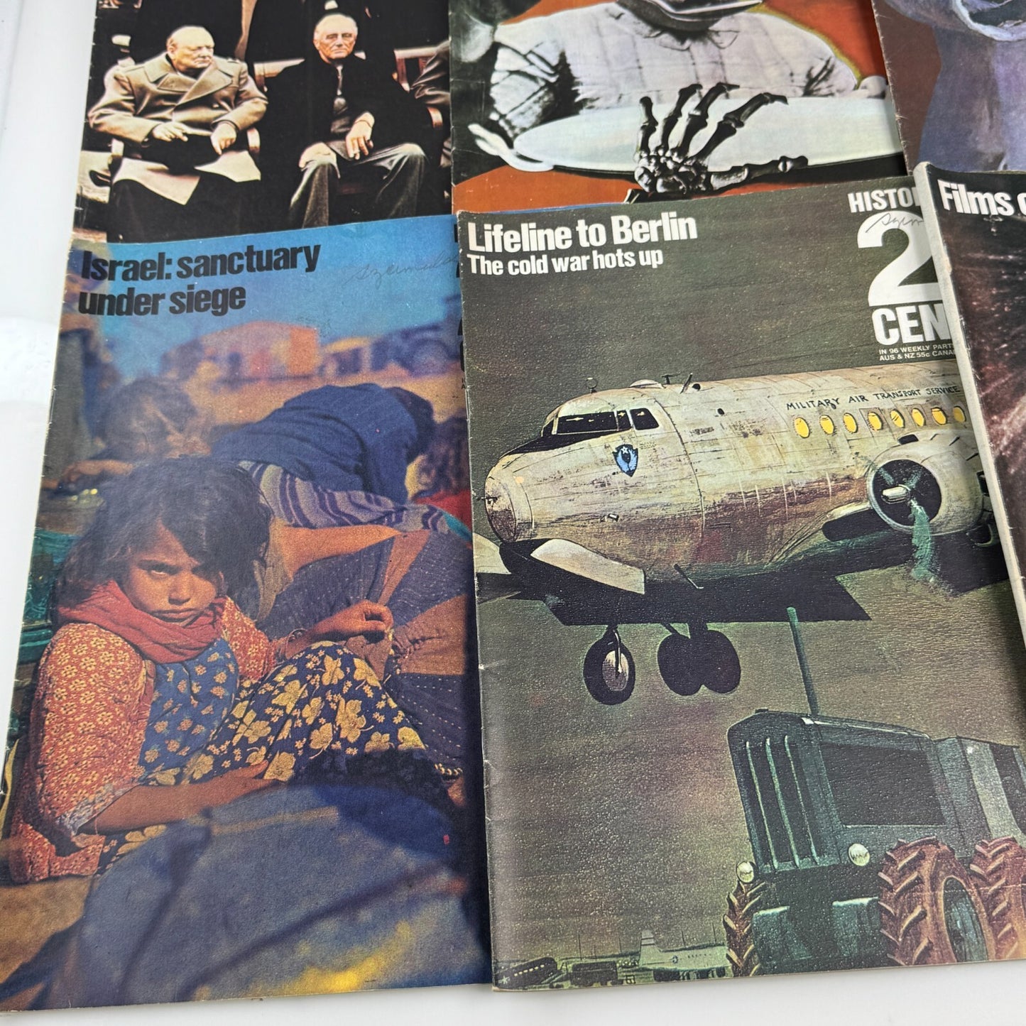 12x Vintage History Of The 20th Century Magazine military & world events 1980s