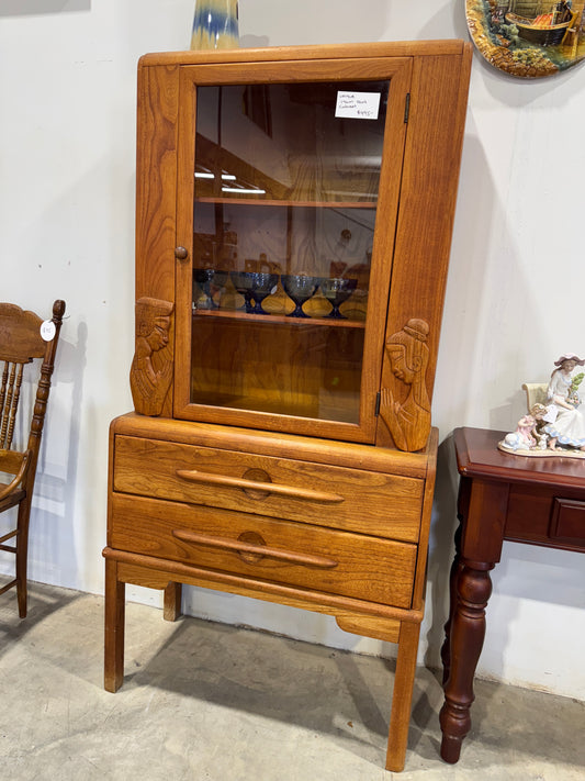 1960s Teak Sideboard Display Hutch