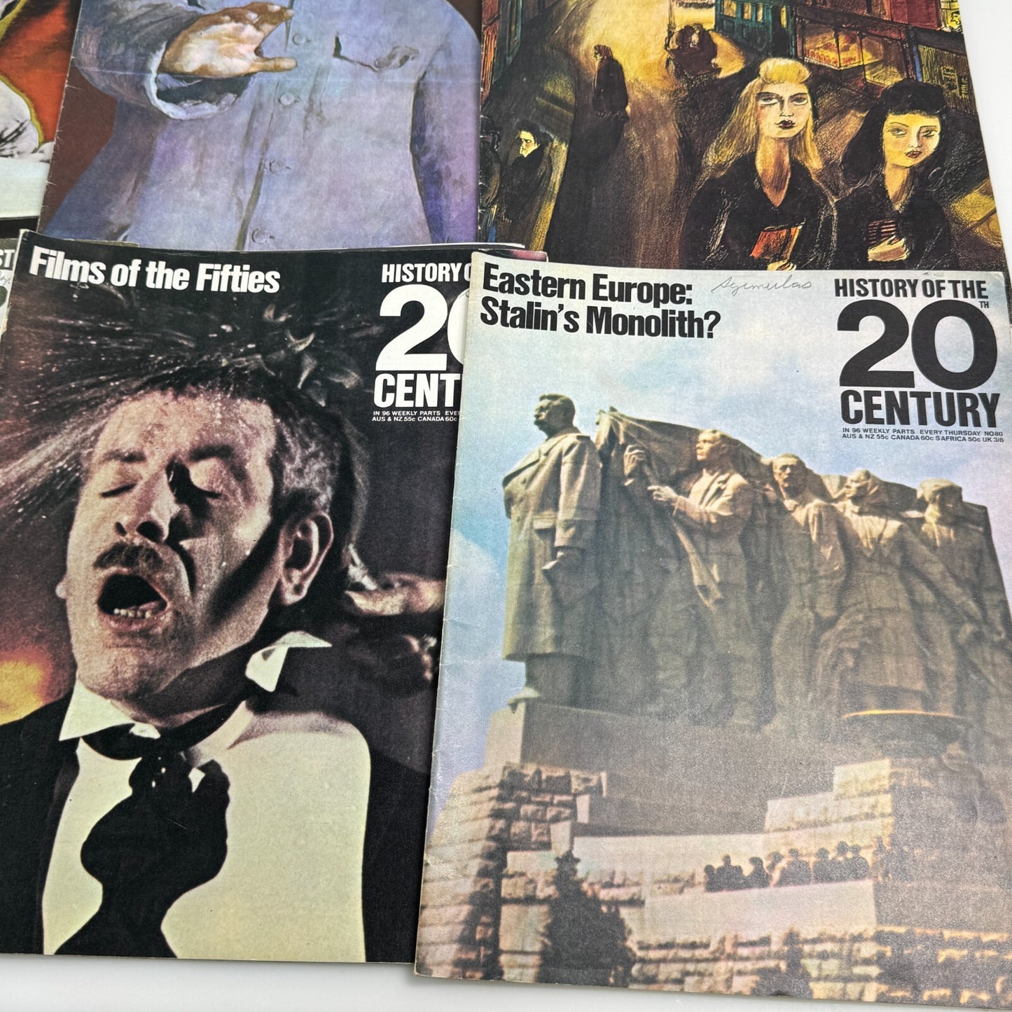 12x Vintage History Of The 20th Century Magazine military & world events 1980s