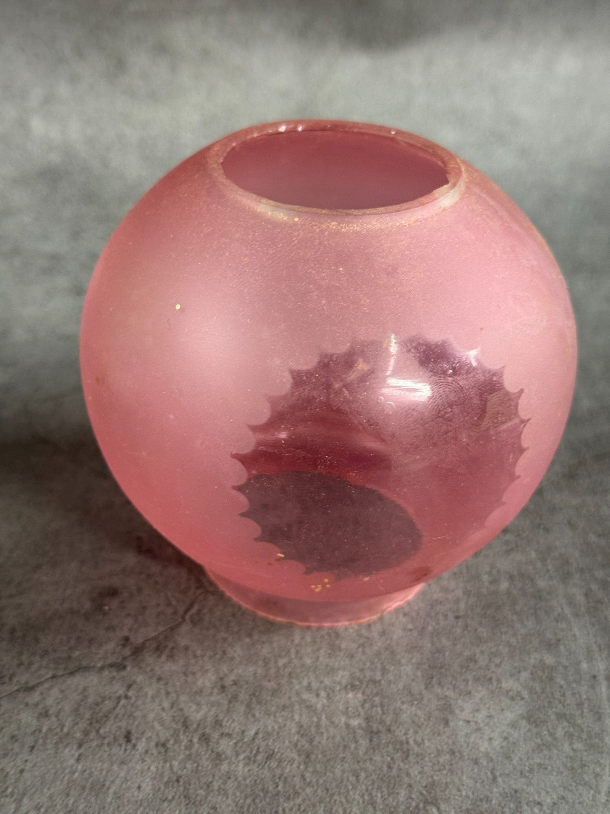 1930s Depression Glass Green Mini Oil Kerosene Lamp, EAPG, beaded Heart panels