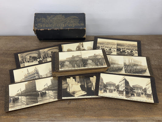 1910s Rose Stereographs - Old Photographs - Boxed Lot - Australian Military WWI