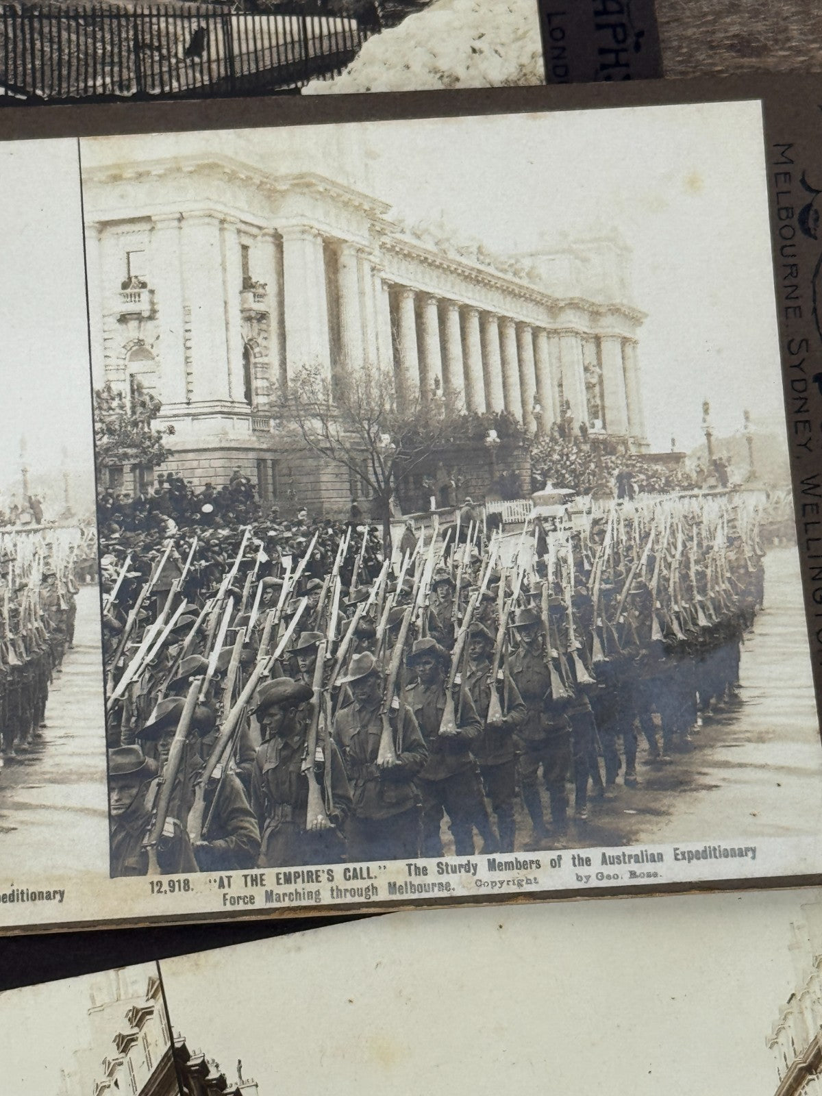 1910s Rose Stereographs - Old Photographs - Boxed Lot - Australian Military WWI