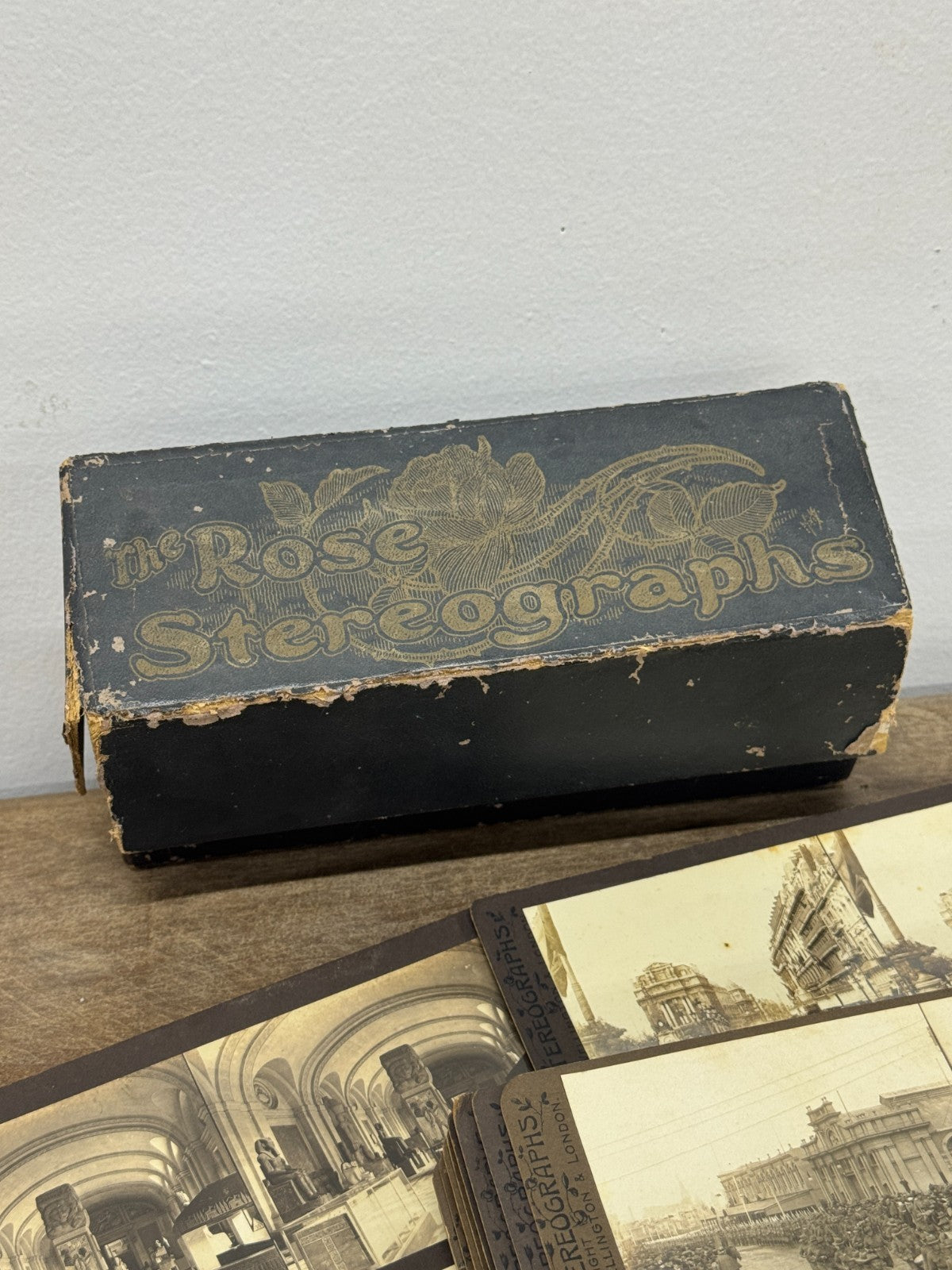 1910s Rose Stereographs - Old Photographs - Boxed Lot - Australian Military WWI
